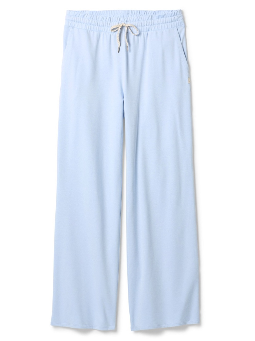 NWT Vuori Halo Essential Wideleg Pants in Sky Blue Heather, size XS